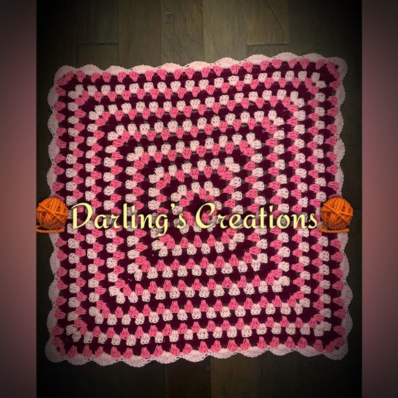 Handmade Crochet Baby Blanket - Picture 1 of 1